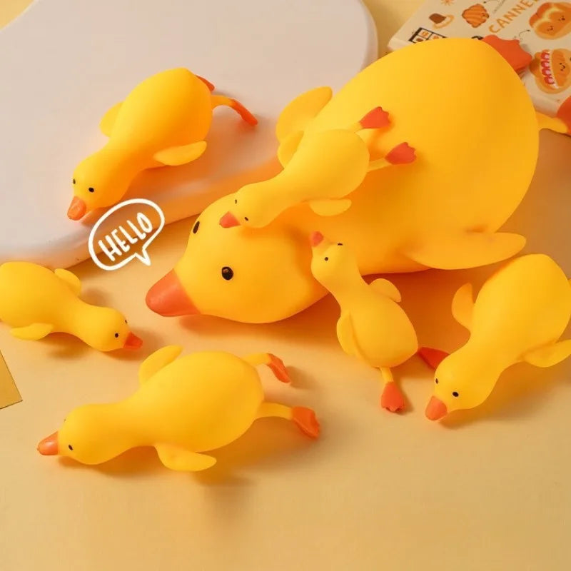 Squishy Antistress Duck Fidget Toy | Cute Goose Decompression Squeeze Toy for Kids & Adults
