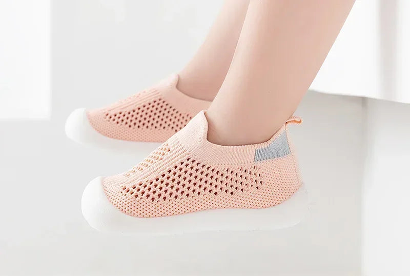 Toddler & Baby Breathable Knitted Slip-On Sneakers