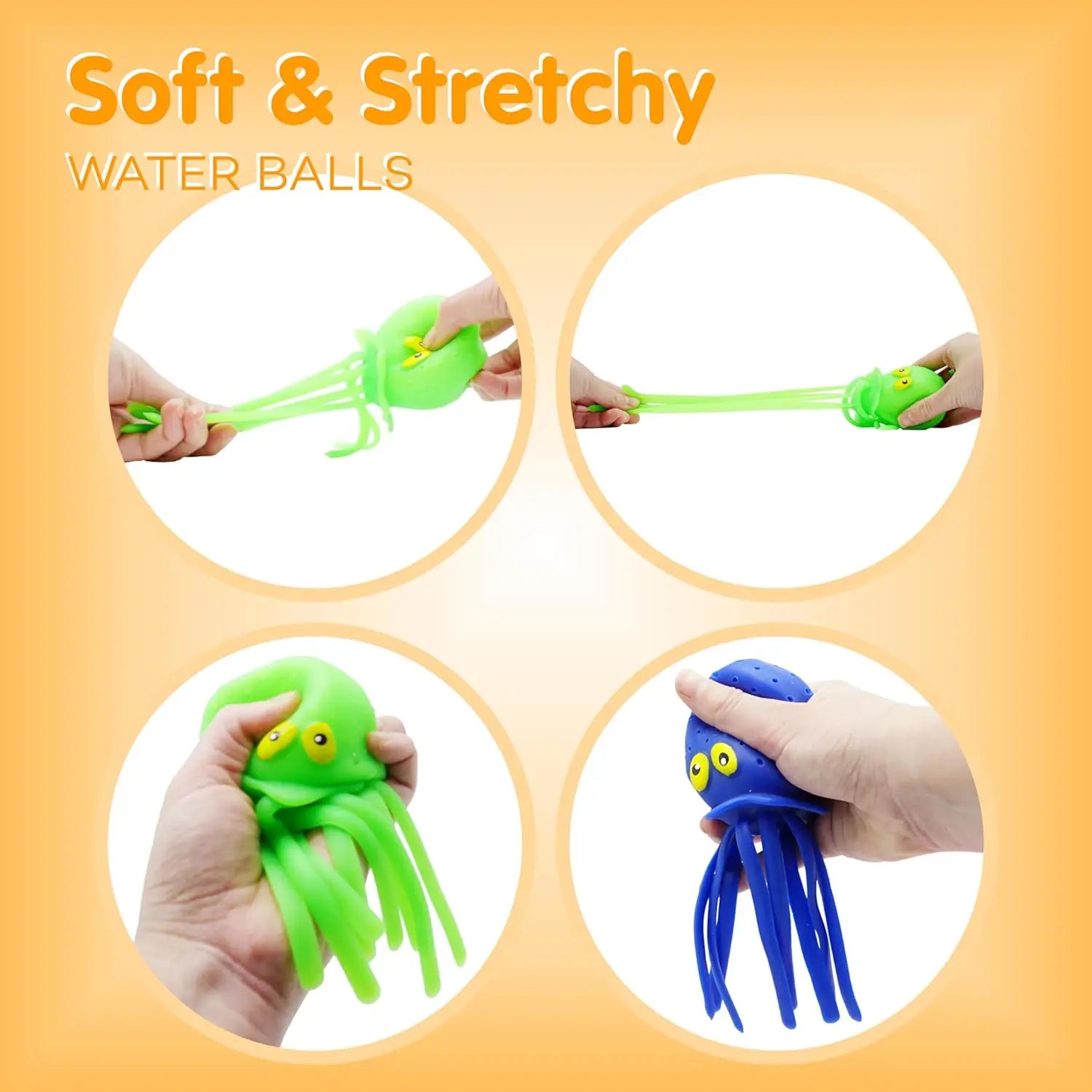 Octopus Water Balls Pool Toys Octopus Water Bomb Splash Balls Bath Toy Swimming Pool Floating Swim Toys