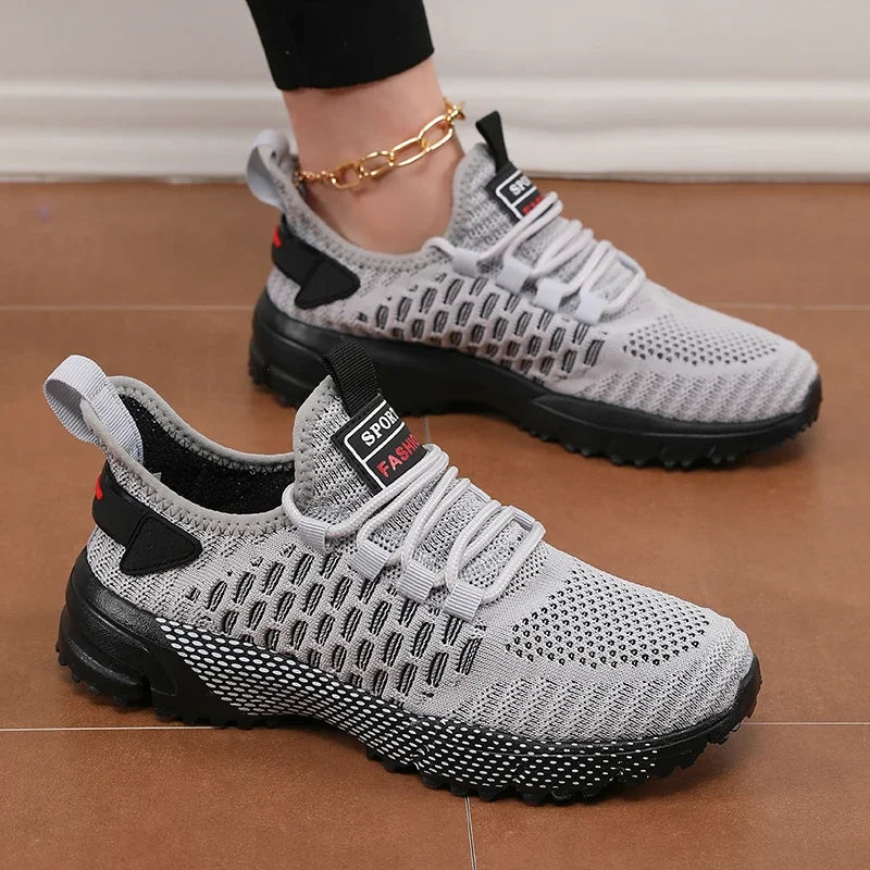 Women's Breathable Mesh Running Sneakers – Lightweight Summer Sports Shoes