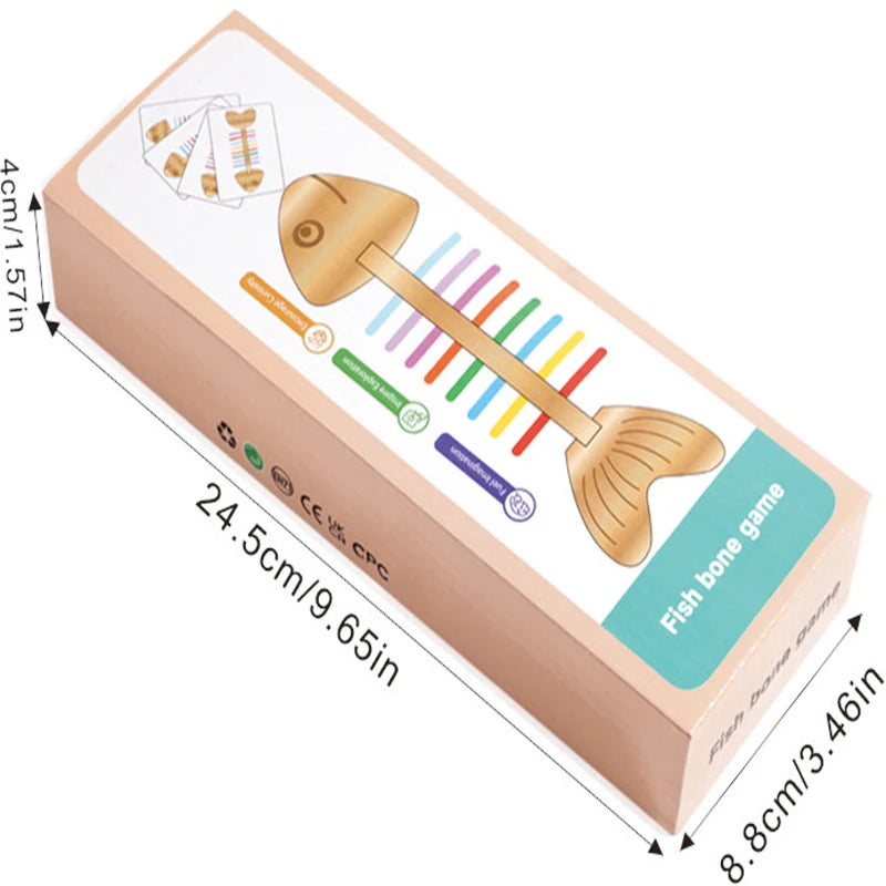 Montessori Color Matching Wooden Balance Toy | Fine Motor Puzzle Game for Kids