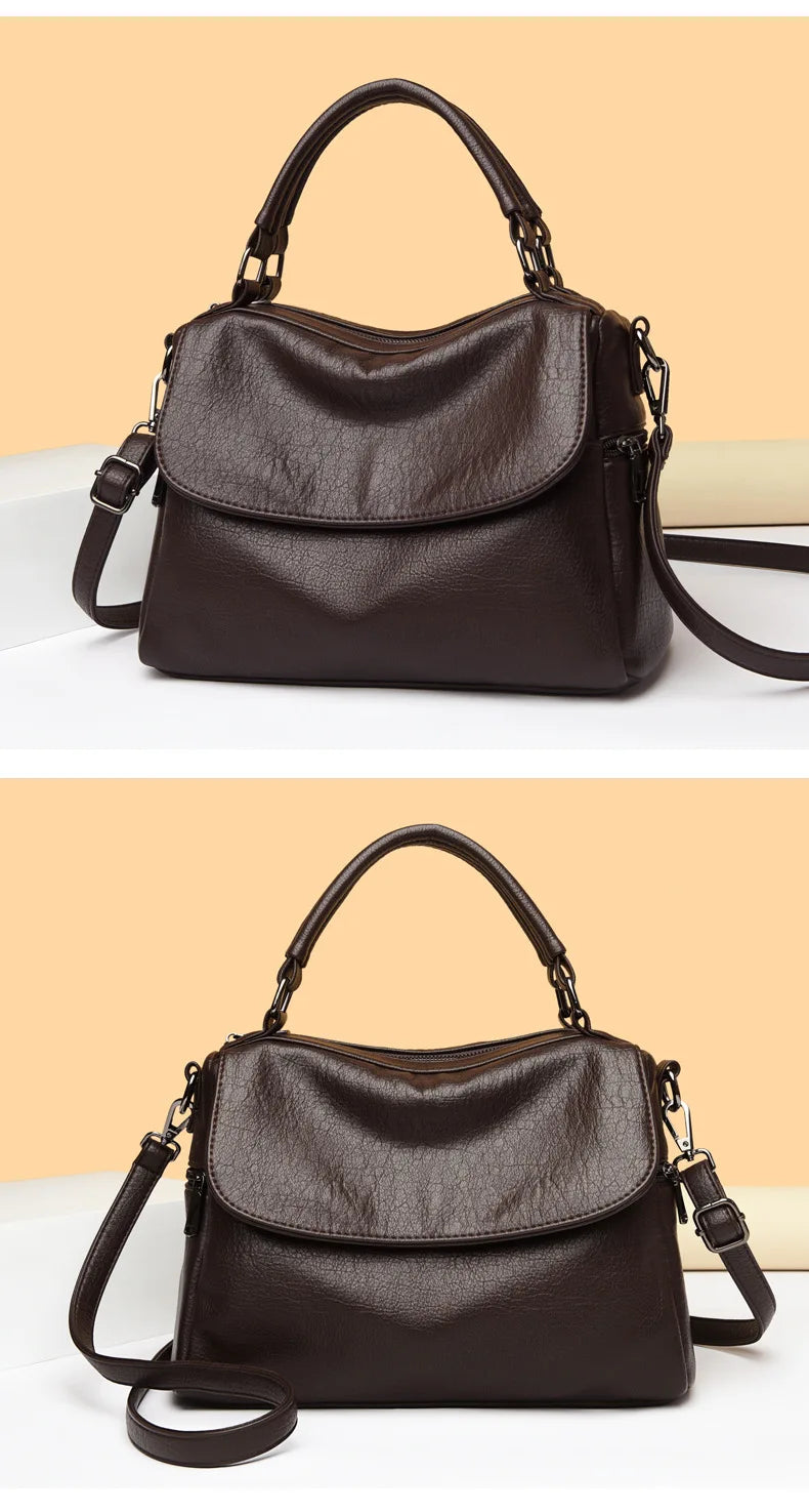 Women's Large Capacity Boston Bucket Bag