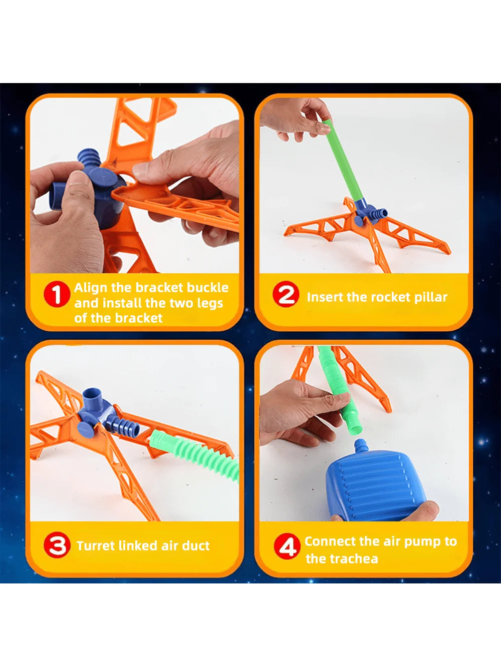 Kids Foam Rocket Pedal Launcher – Outdoor Jump & Fly Toy