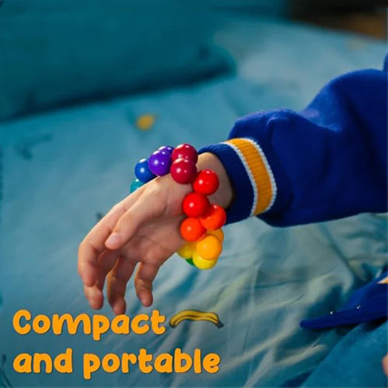 DIY 3D Rotating Sensory Fidget Ball | Stress & Anxiety Relief Desk Toy for ADHD & Travel