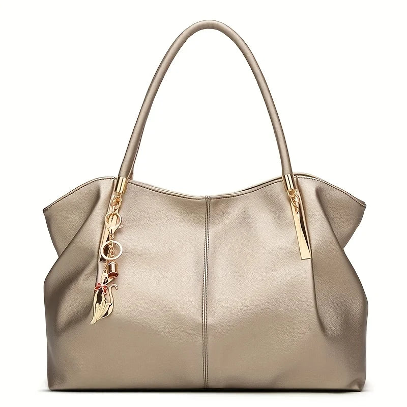 Women's Large Capacity Work Tote with Detachable Shoulder Strap