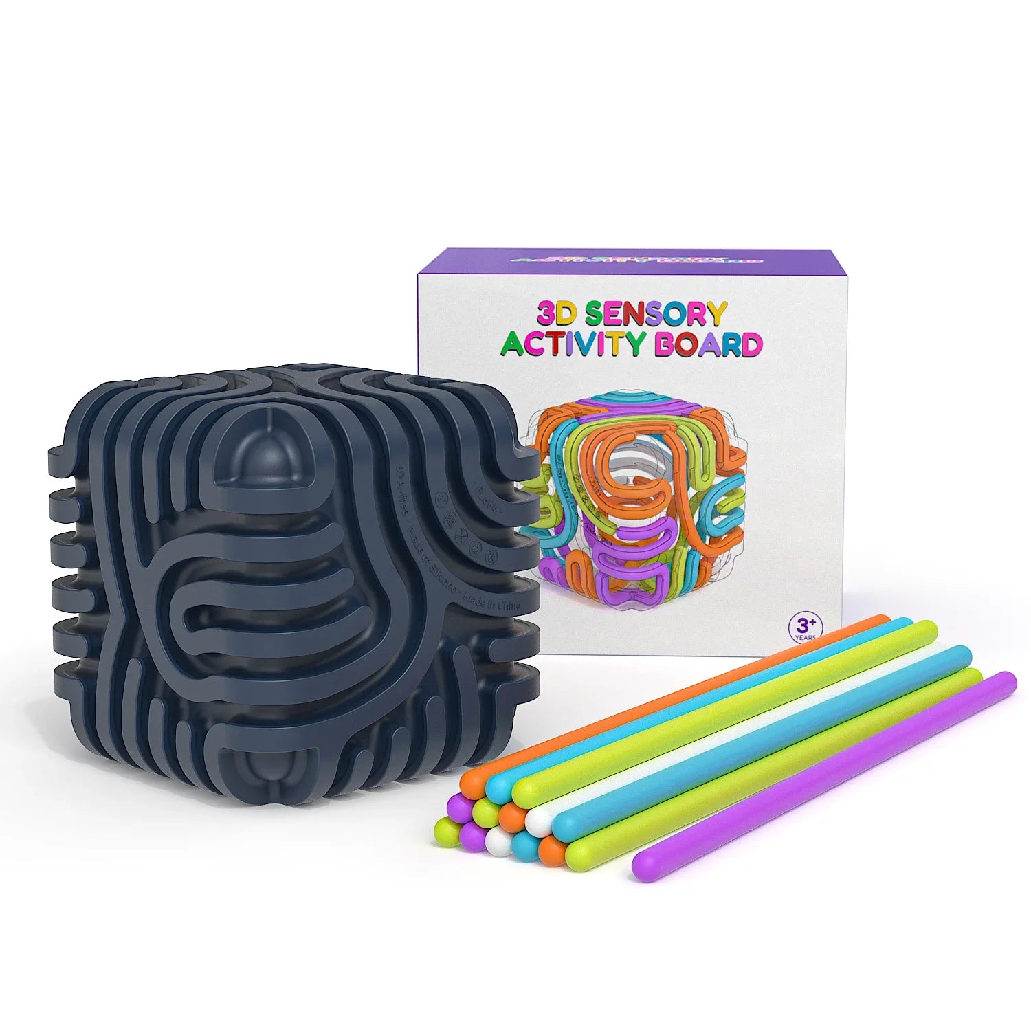 Sensory Activity Ball with 15 Silicone Rods | Fidget Toy for ADHD, Autism & Stress Relief