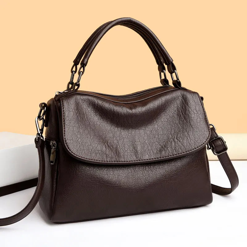 Women's Large Capacity Boston Bucket Bag