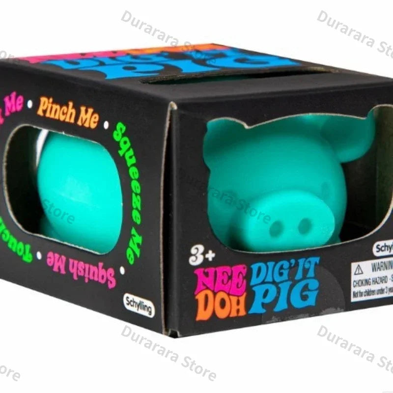 2026 New NeeDoh Digging Pig Fidget Toy Squishy Sensory Squeeze Toy Birthday Gift for Girl Boy Adult