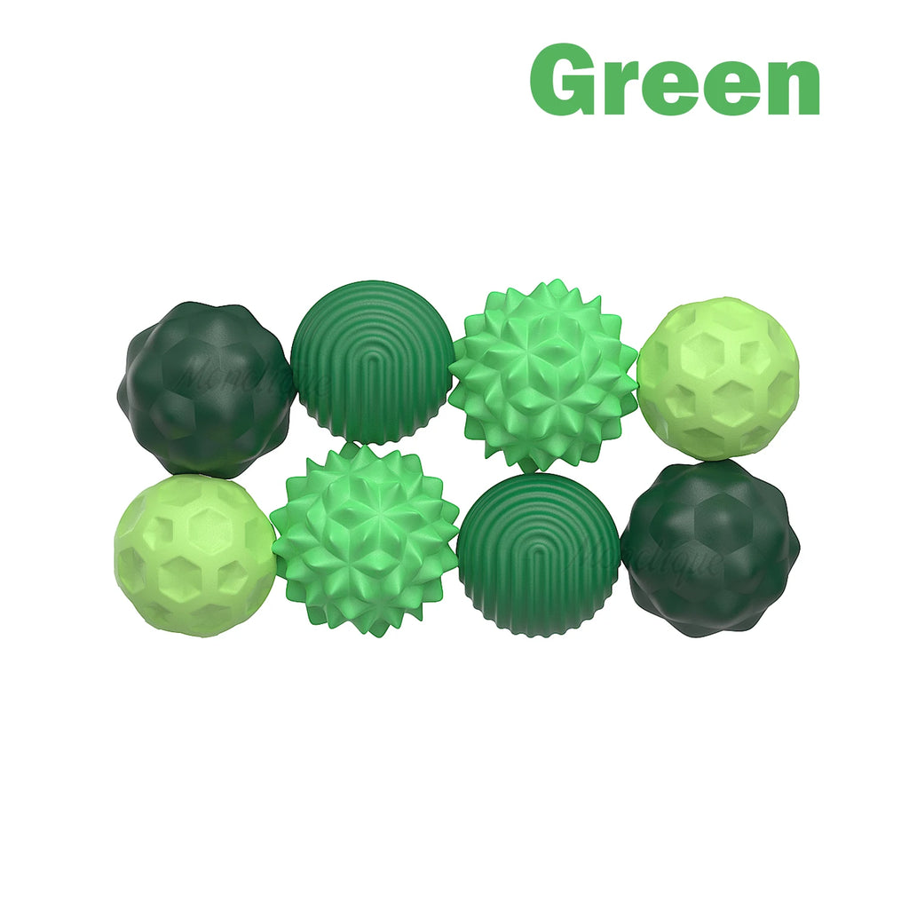 Silicone Sensory Magnetic Constructor Balls | Montessori Educational Toy | Magnetic Building Blocks | 3 Colors
