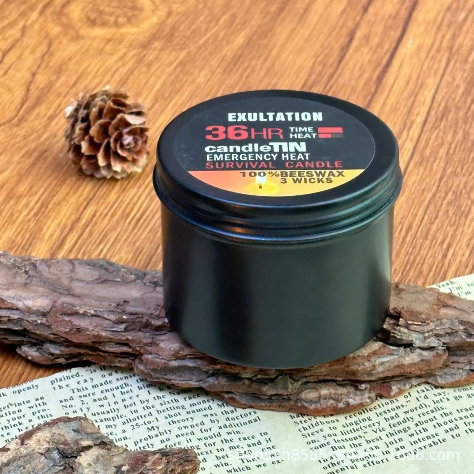 Survival Candles for Household Power Outages Windproof Smokeless Disaster Prevention Emergency Supplies No Electricity Lighting