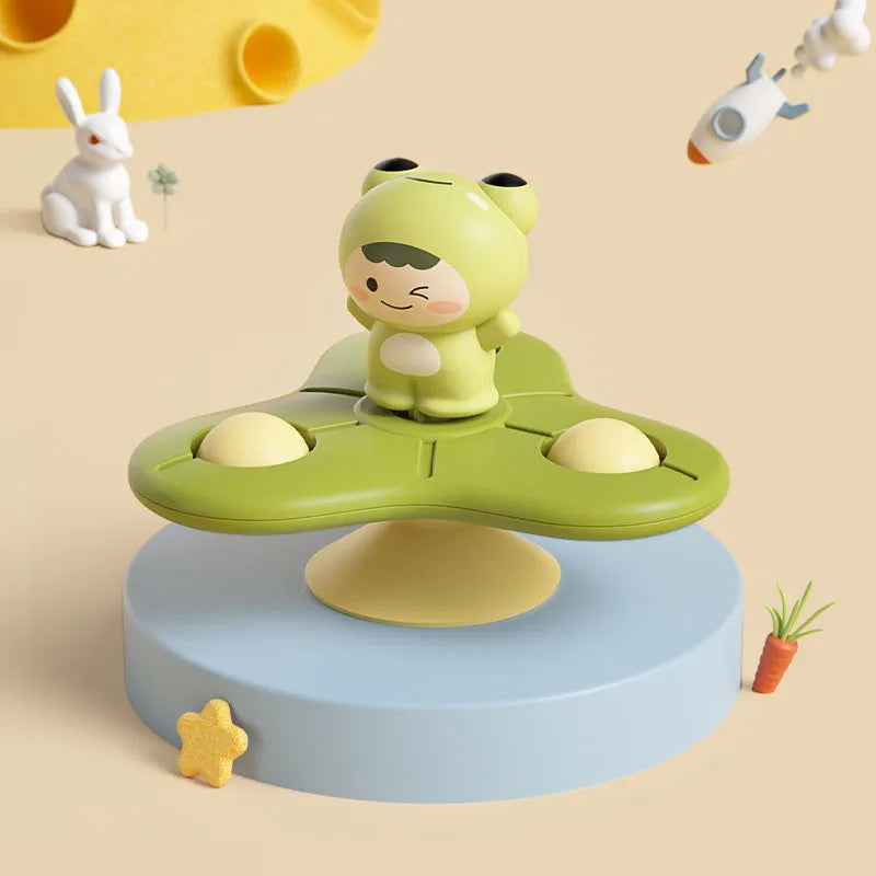 Montessori Suction Cup Spinner Toy | Sensory Table Game for Babies & Toddlers