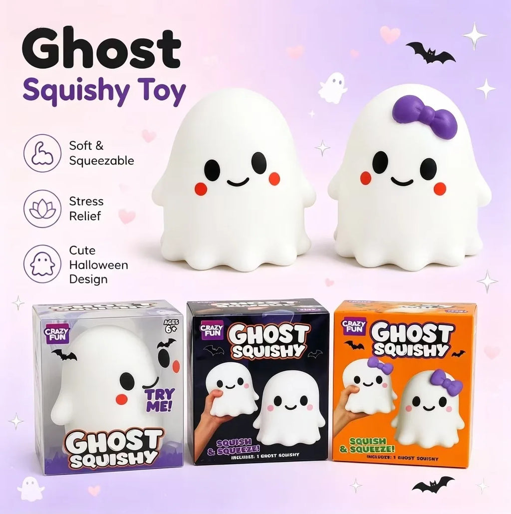 Halloween Ghost Stress Relief Squeeze Toy