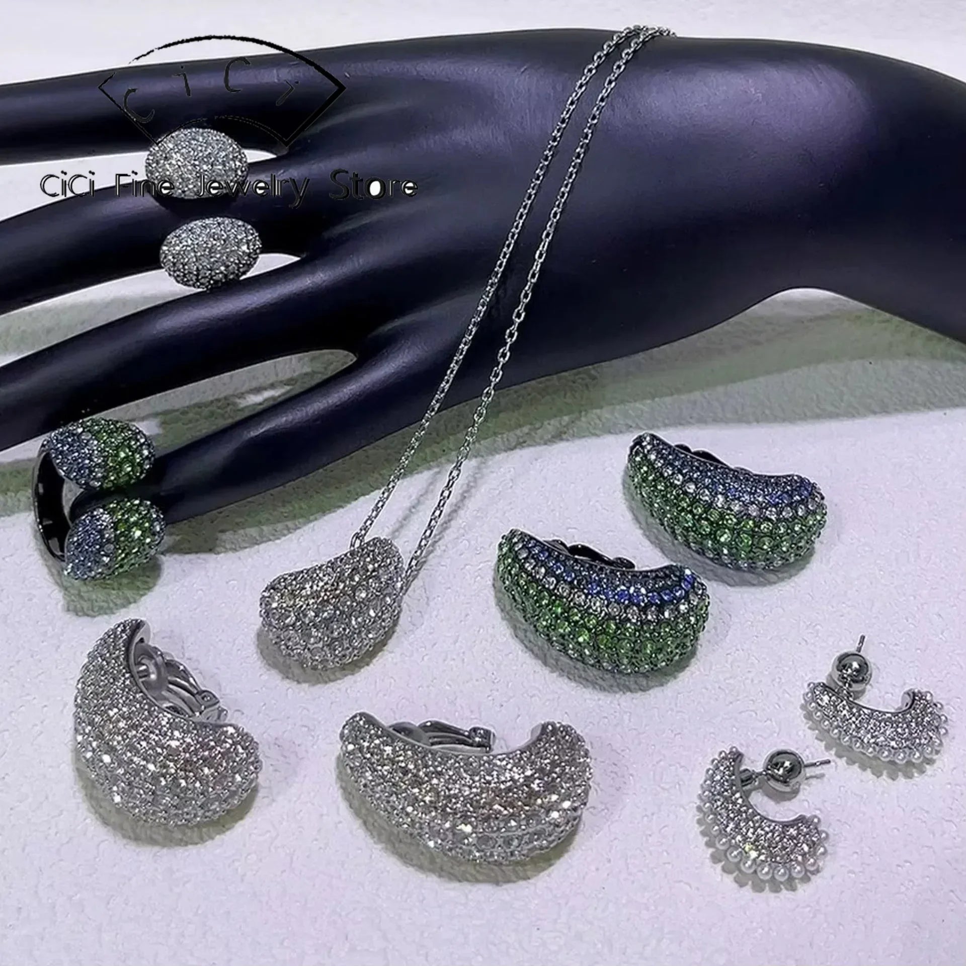 2026 New Trend High-end Exquisite Jewelry Set Original for Women Earrings Necklace Ring Bracelet Wedding Accessories