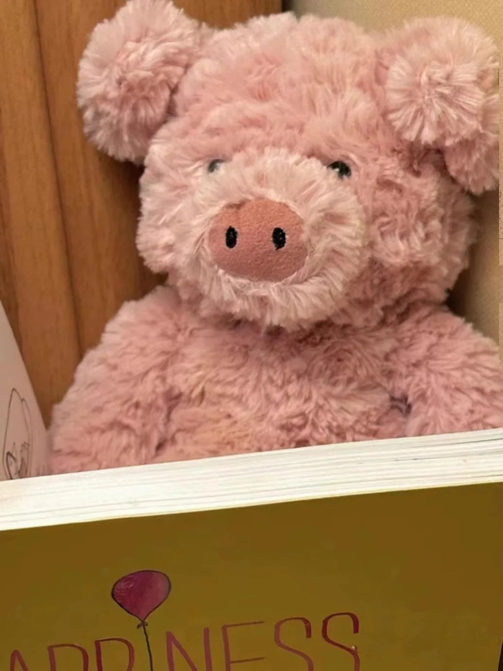 JC Pink Pig Plush Toy | Kawaii Soft Animal Soothing Doll — Home Decor & Gift