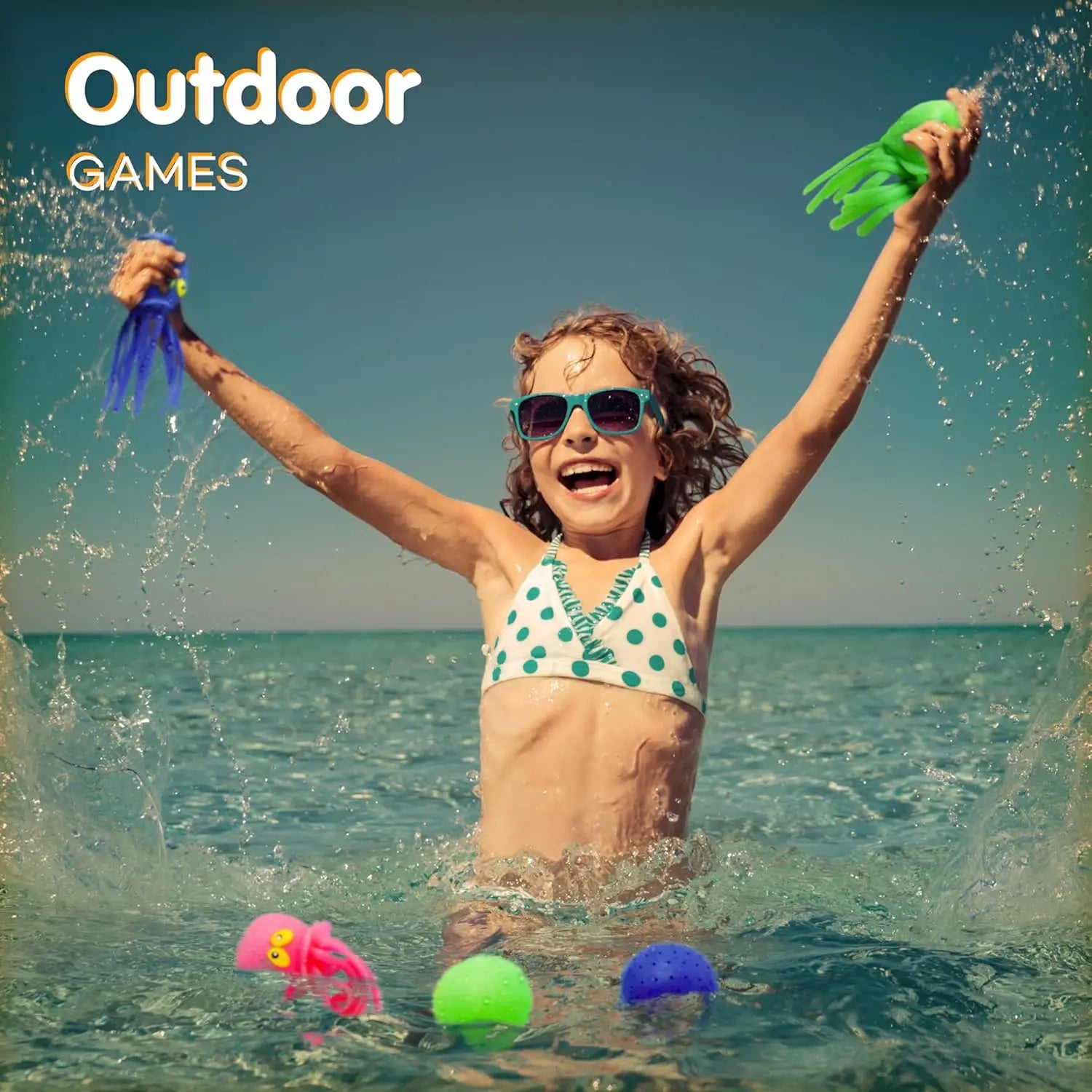 Octopus Water Balls Pool Toys Octopus Water Bomb Splash Balls Bath Toy Swimming Pool Floating Swim Toys