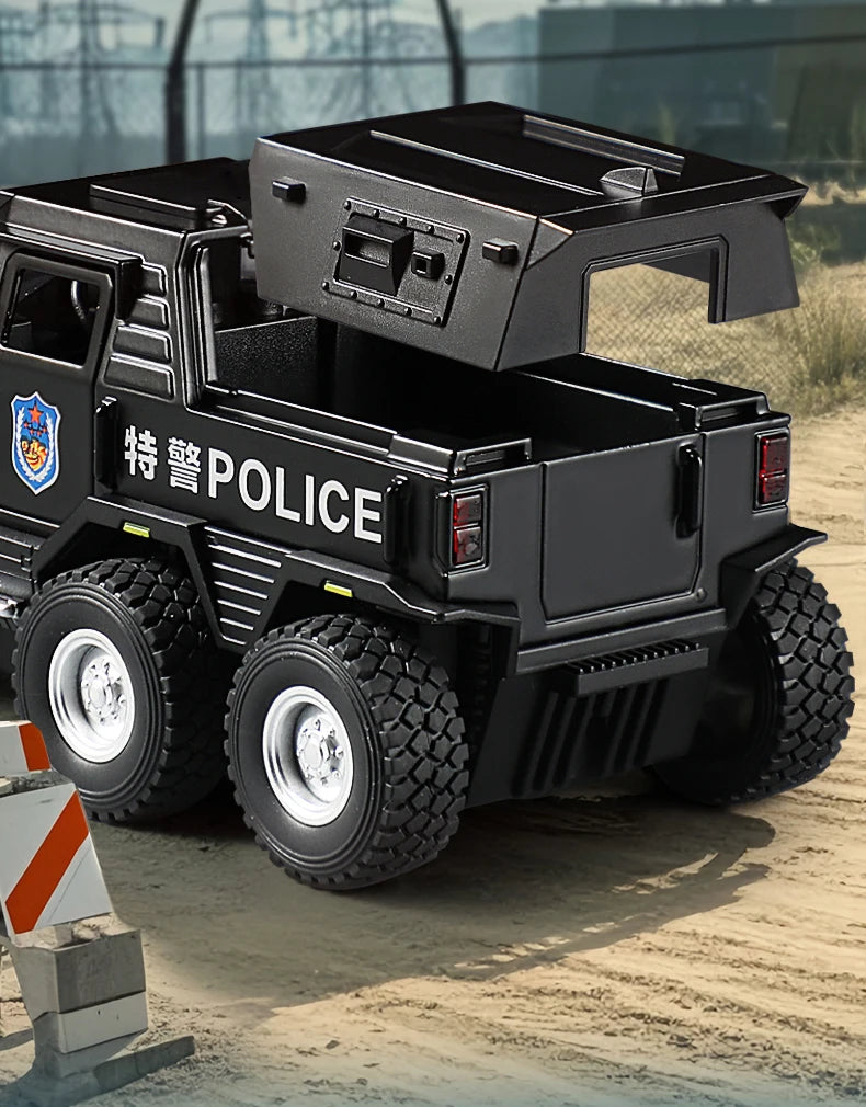 1:32 Alloy Car Model Diecasts & Toy WAT City Police Truck Model Diecast Vehicles Toy Cars Kid Toys For Children Gifts Boy Toy