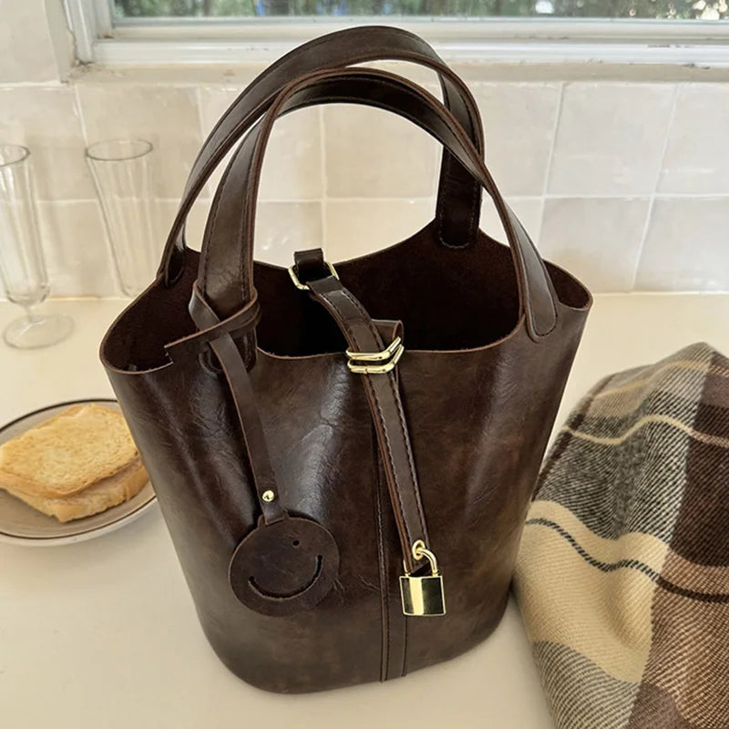 Women Bags Handbags Bucket Bag Shoulder Bag Crossbody Bag Fashion Bucket Tote Bag Leather Luxury Desginer Big Lady Hand Bags