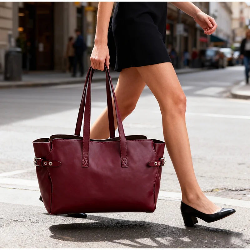 Women's Wing Style Tote Bag Set with Matching Purse