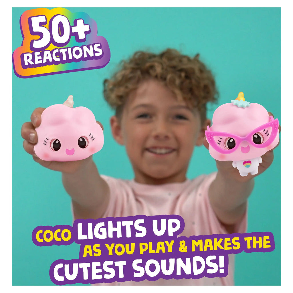My Squishy Little Dumplings Interactive Doll Marshmallow Golden Cute Dumpling with Sound and Light Electronic Interactive Toys