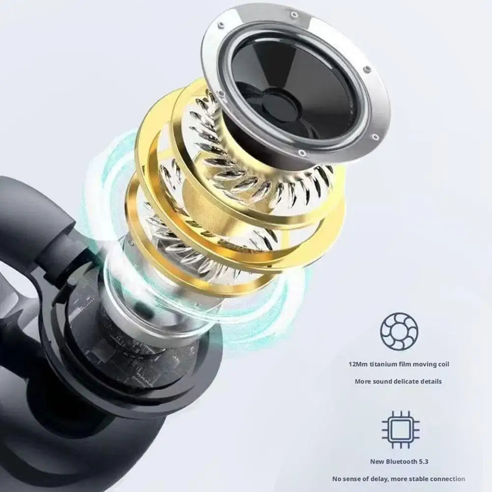 Bluetooth Wireless Ear-Clip Open-Ear Earphone | Air Conduction | HIFI Stereo | 3 Colors