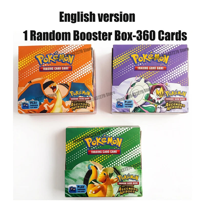 Pokémon 360Pcs English Booster Box | Scarlet Violet, Prismatic Evolutions, Temporal Forces & More