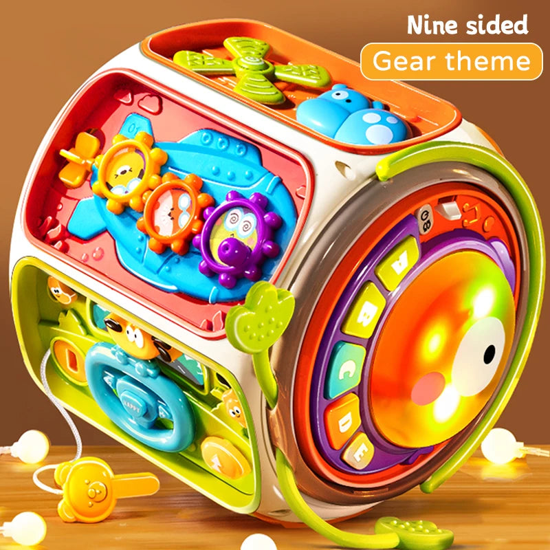 Montessori Color Sorting & Shape Learning Game | Cognitive Development Toy for Kids 3+