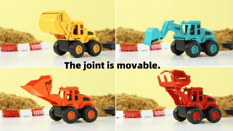 Simulation engineering vehicle toys, inertial vehicles, excavators, bulldozers, road rollers, claw machines, suitable as gifts f