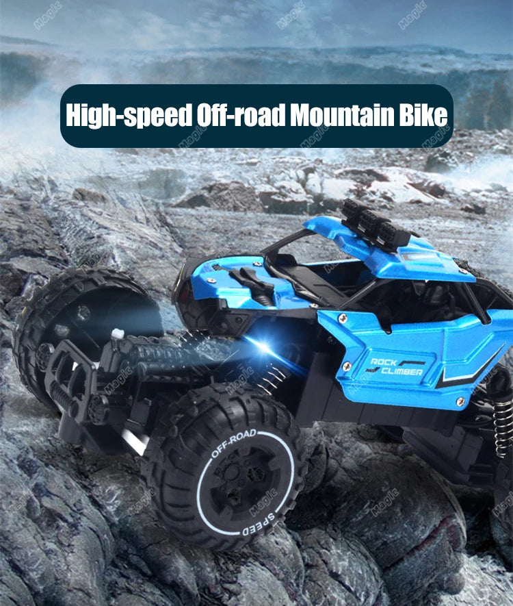 Alloy High-Speed Drift 2.4GH Radio Controlled Toy Vehicles Car Charging Remote Control For Kids Children Boys Creative Cool Gift