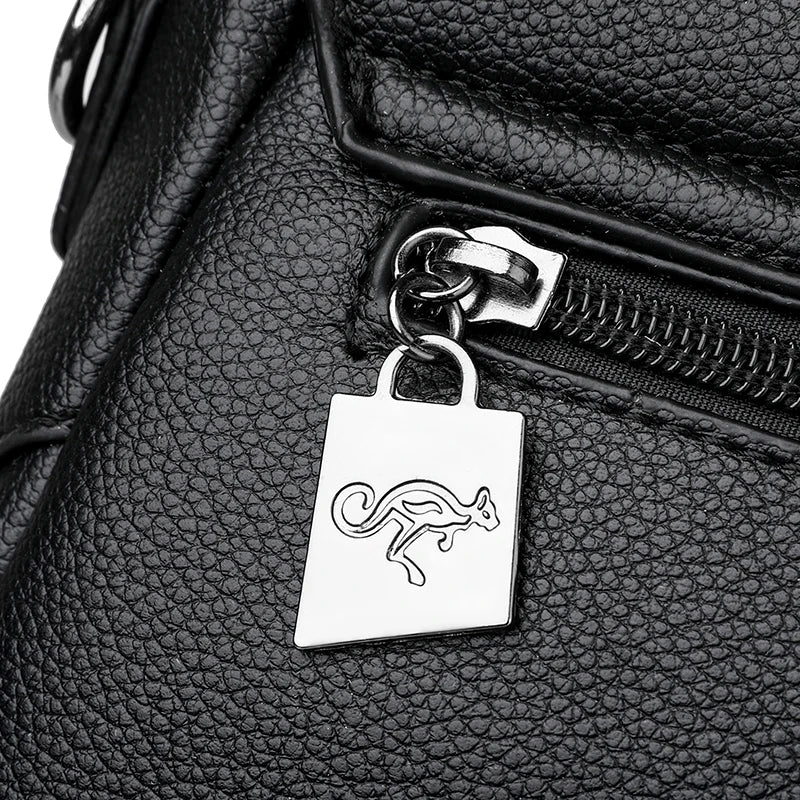 Women's PU Leather Casual Tote Crossbody Bag