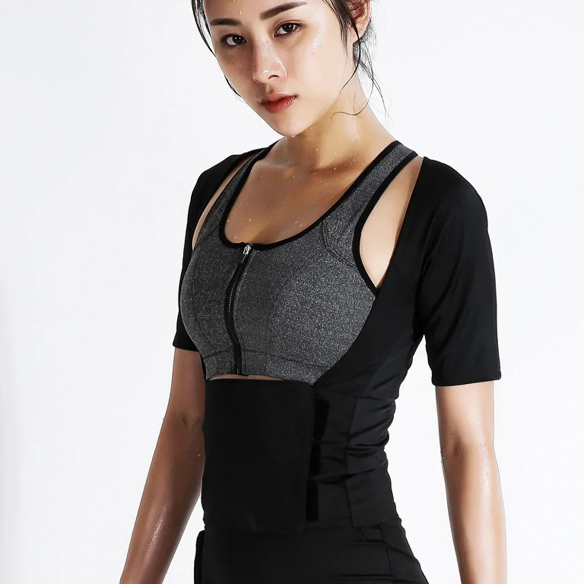 1pcs Women Waist Trainer Corset Weight Slimming Neoprene Sauna Sweat Vest Workout Body Shaper Fitness Equipment Accessories