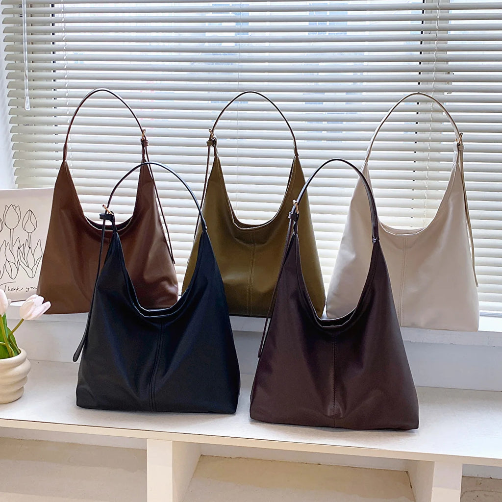 Women's Structured PU Tote Bag