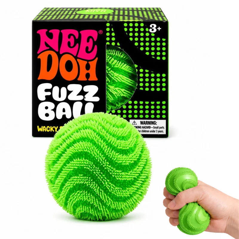 NeeDoh Fuzz Ball Blind Box Stress Relief Toy | Soft Squishy Desktop Ornament Squeeze Ball