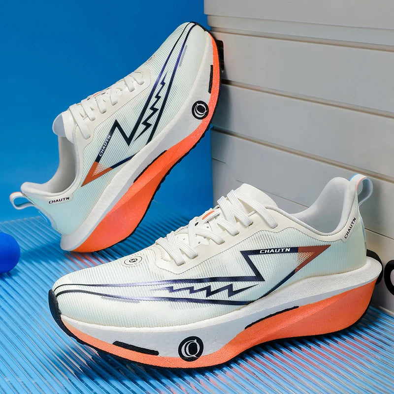2026Running Shoes Carbon Board Men Speciality Marathon Sports Breathable Lightweight Women's Comfortable Nonskid Chunta Sneakers