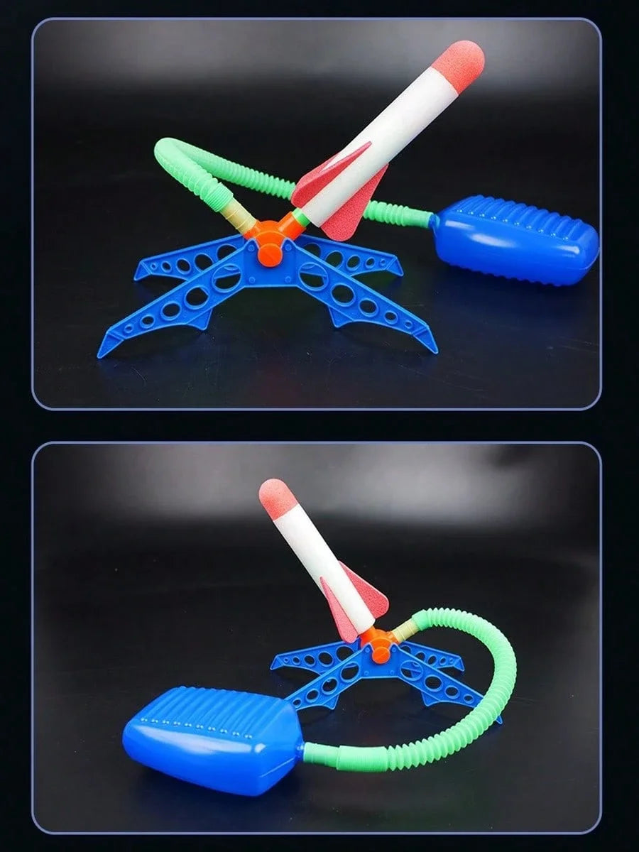 Kids Foam Rocket Pedal Launcher – Outdoor Jump & Fly Toy