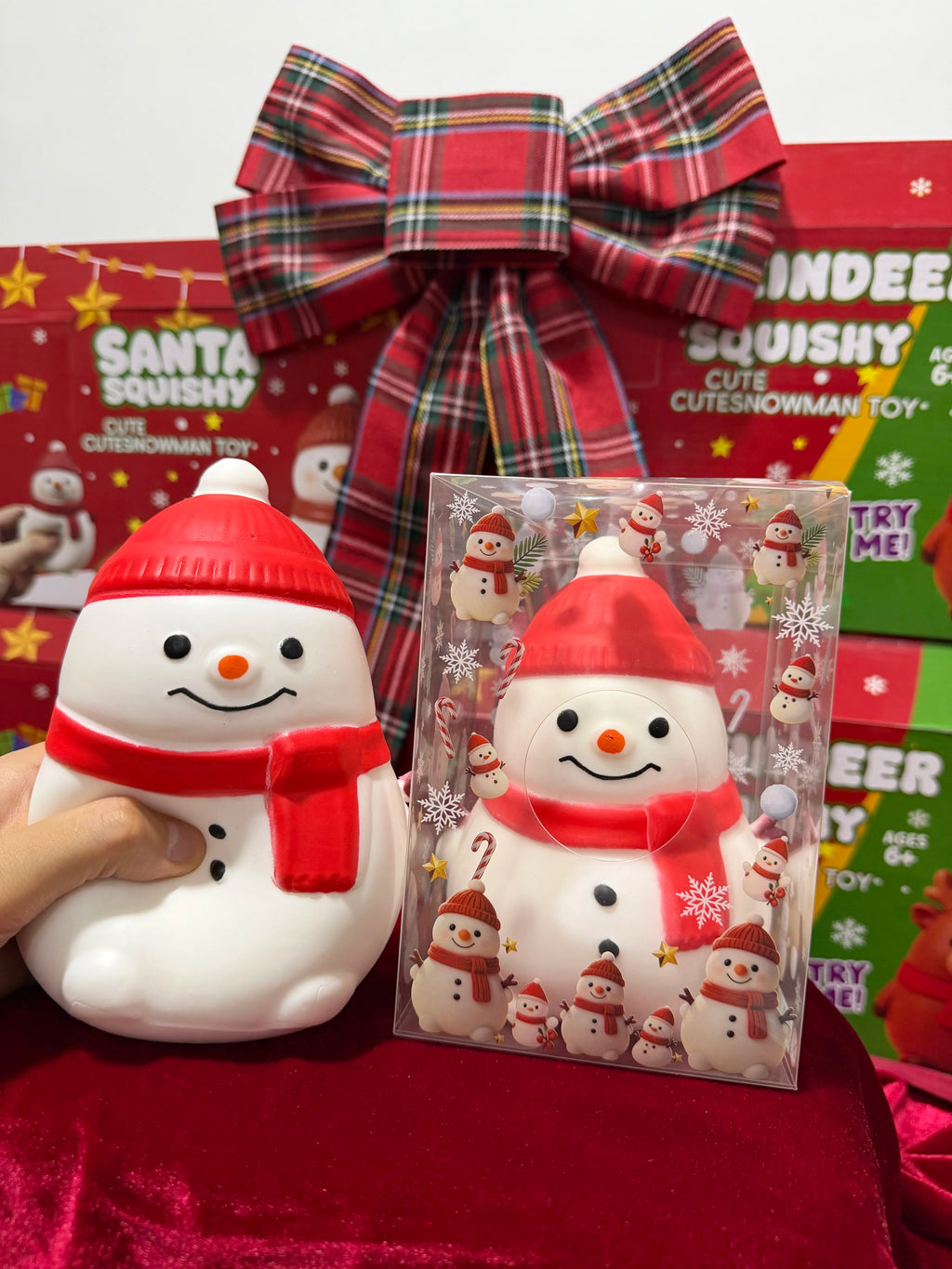 Christmas Snowman Squishy Fidget Toy