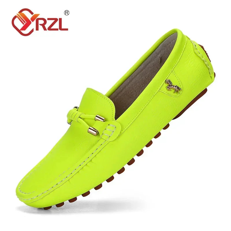 Men's Handmade Moccasin Loafers | Slip-On Casual Leather Shoes