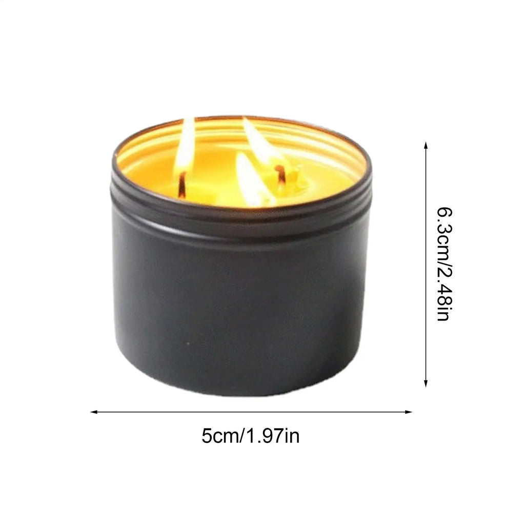 Emergency Candle 36 Hour 3 Wick Long Lasting Beeswax Survival Candle with Aroma for Home outdoor Camping Fishing
