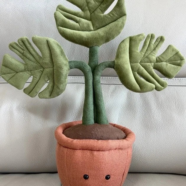 JC Plush Potted Plant Decor Toy Sunflower Daisy Drop Stuffed Soft Comfortable Doll Home Decoration Trendy Toy Jc Plush Gift