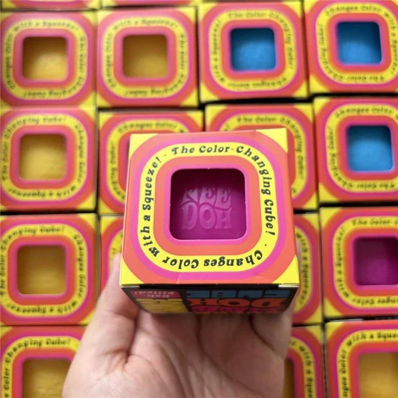 Color-Change Squishy Cube
