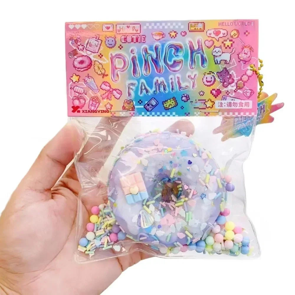 Taba Squishy Cake & Doughnut Stress Relief Toy — Extra Large Sensory Fidget for Kids & Adults
