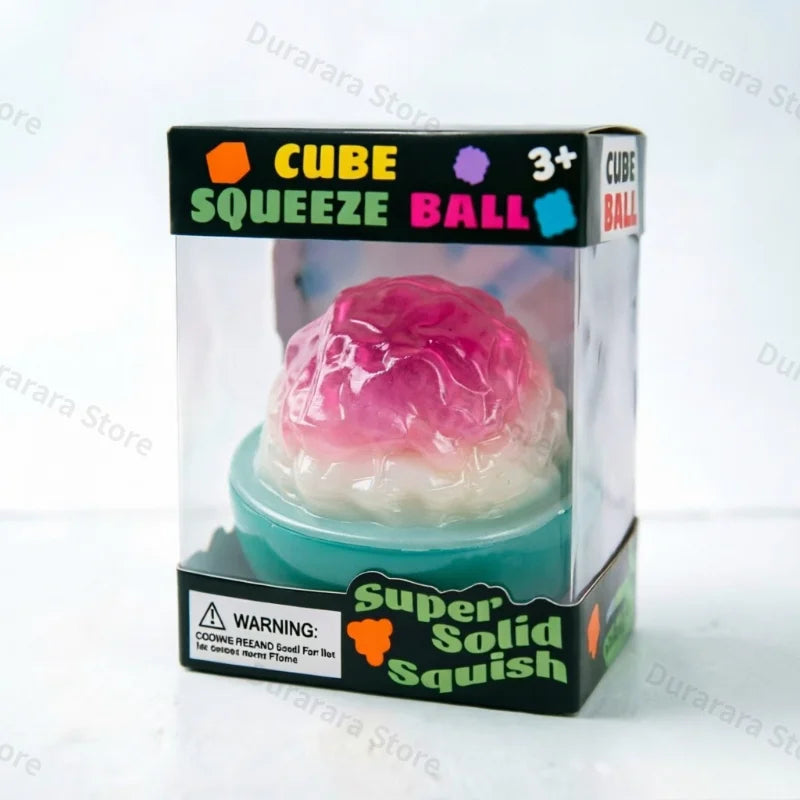 New Snowflake Ice Cube Maltose Squishy Stress Relief Slow Filled Squishy Toys Kids Stress Relief Decompression Venting Toys