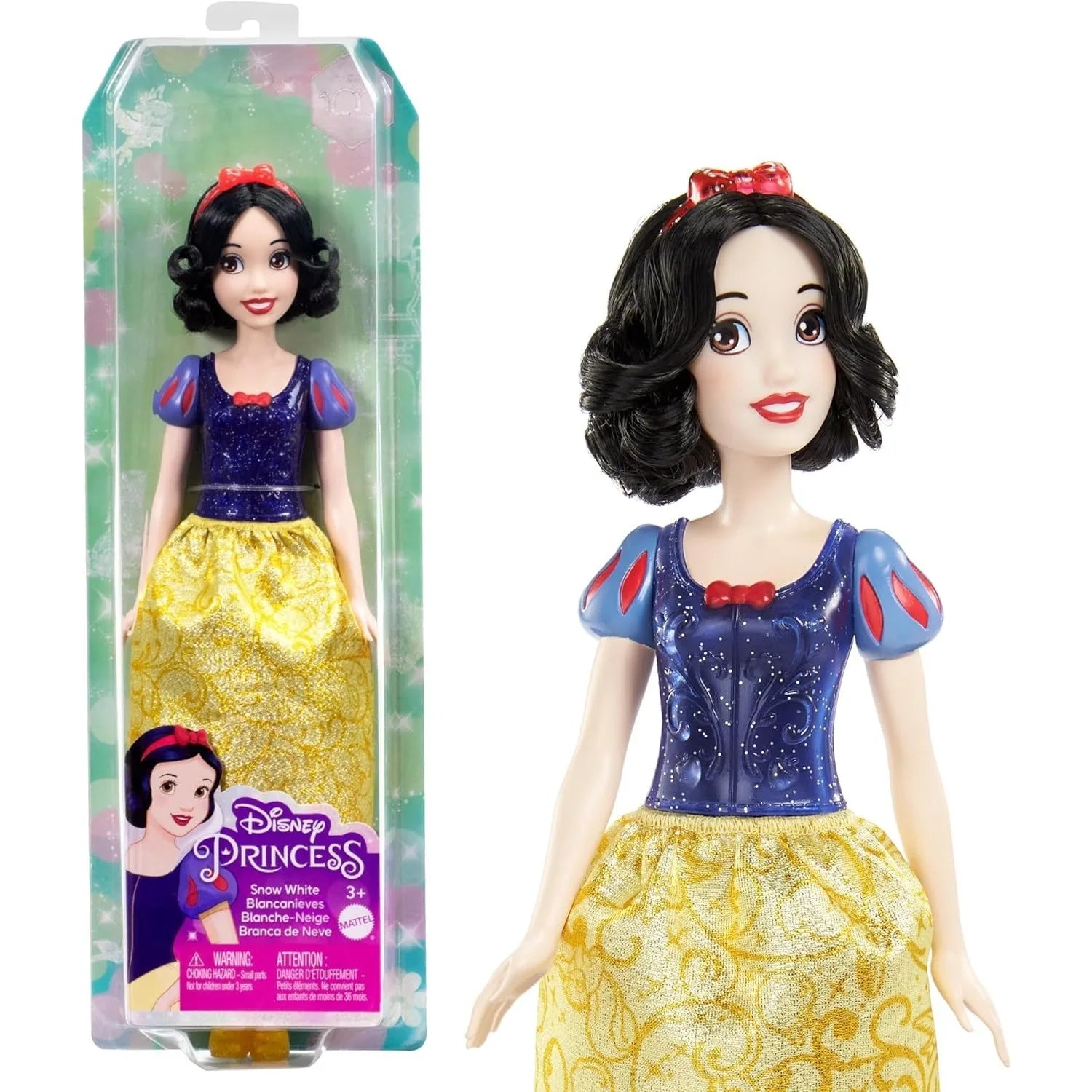 Disney Princess Posable Dolls | Snow White, Elsa, Cinderella, Belle, Rapunzel, Moana, Tiana & Ariel