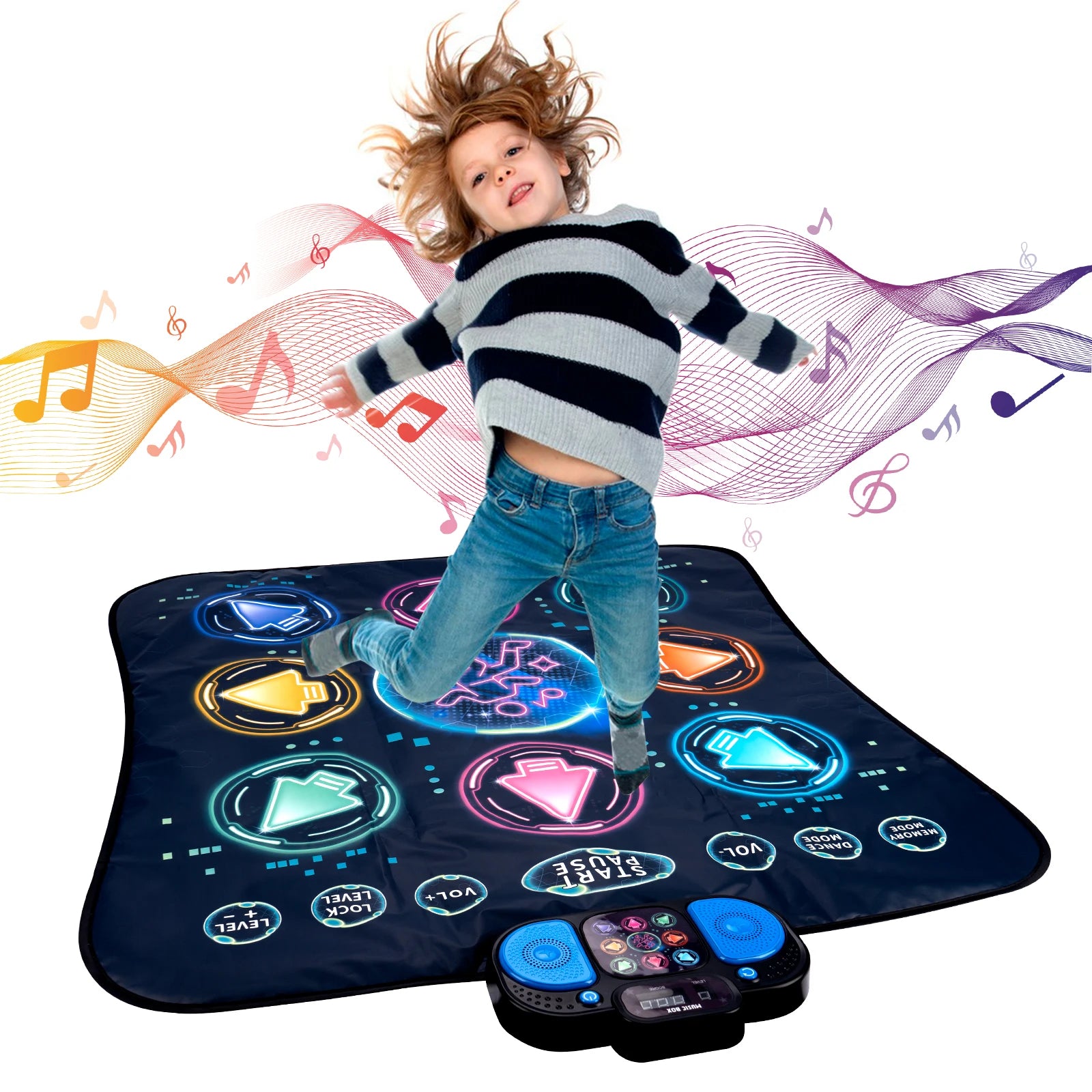 Kids Electronic Dance Mat – Musical Floor Blanket with 9 Levels
