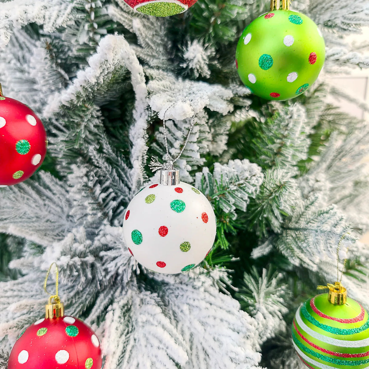 Green Monster Christmas Tree Ornament Set