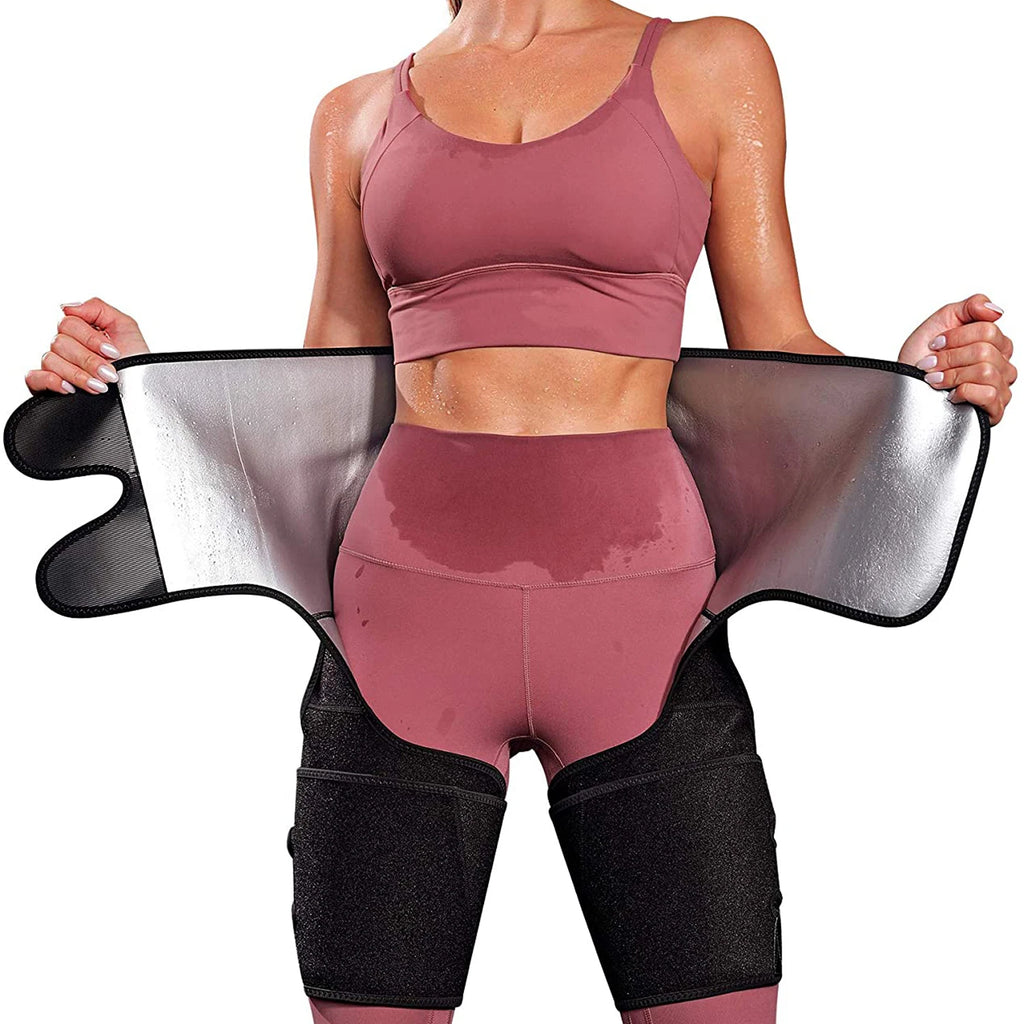 Waist Trainer Is Suitable For Women's Three-In-One Waist And Thigh Trimming And Weight Loss Training Hip LiftingTrimming Belt