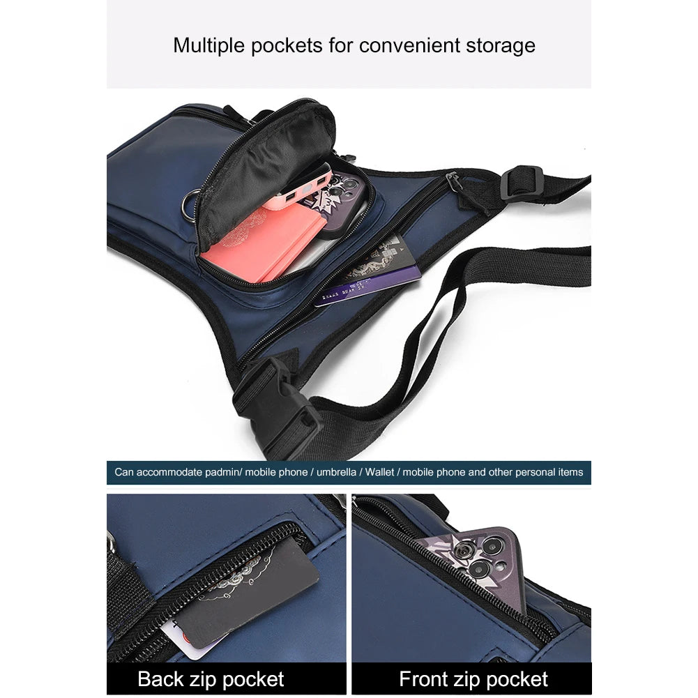Men's Drop Leg Thigh Bag & Crossbody Fanny Pack