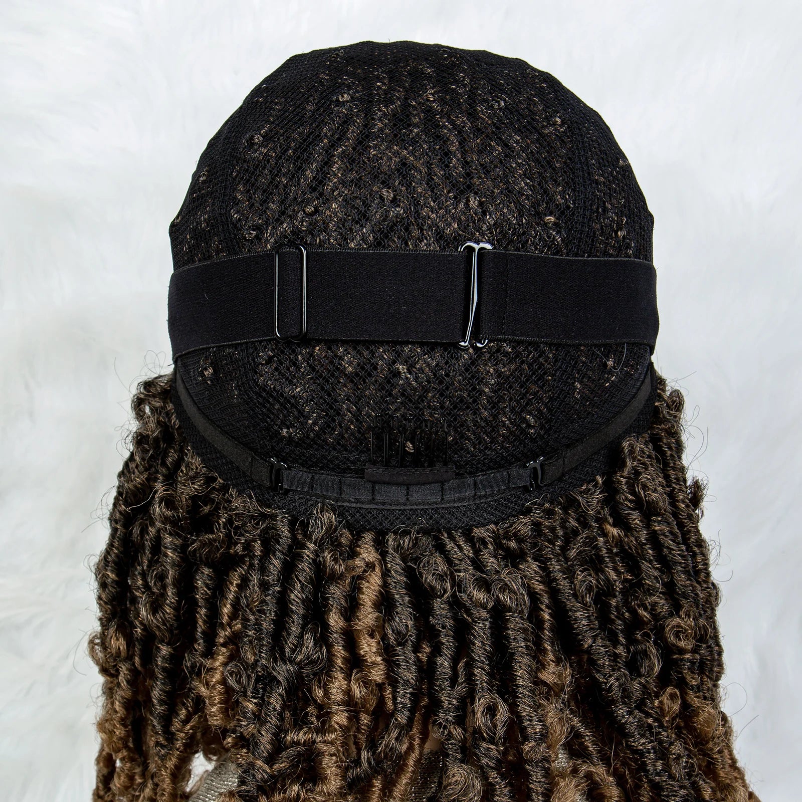 Synthetic Lace Front Wig Braided Wigs Dreadlock Wig 16 inches Short Knotless Butterfly Locs Wigs for Black Women Synthetic Wig