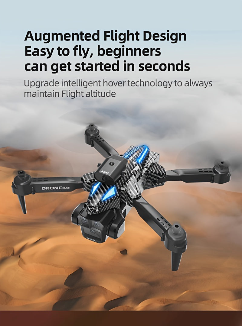 C10 Drone With Aerial Camera Three, 360° Infrared Obstacle Avoidance, Remote Control Boys And Girls Gifts, Outdoor Games