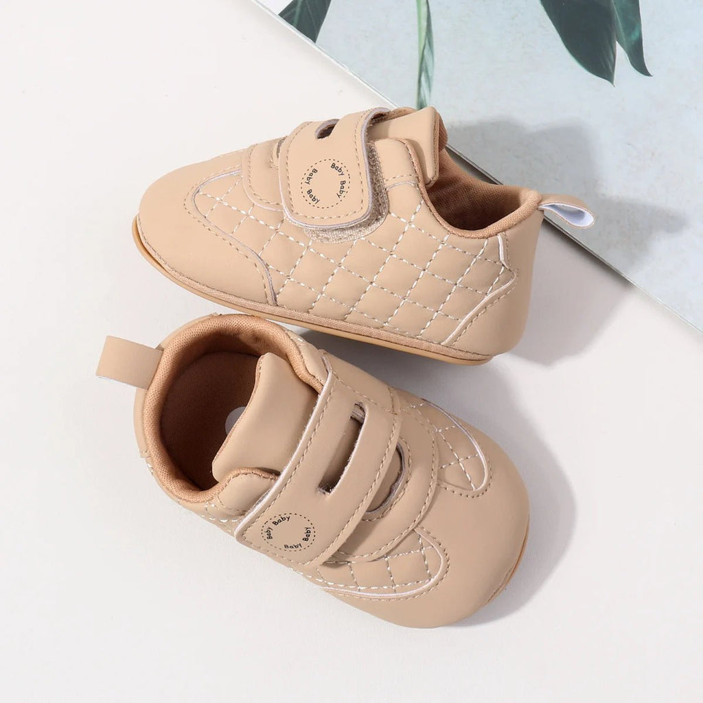 Spring And Autumn Baby Boys And Girls First Walking Toddler Shoes With PU Leather and TPR Sole - Kenner House Emporium