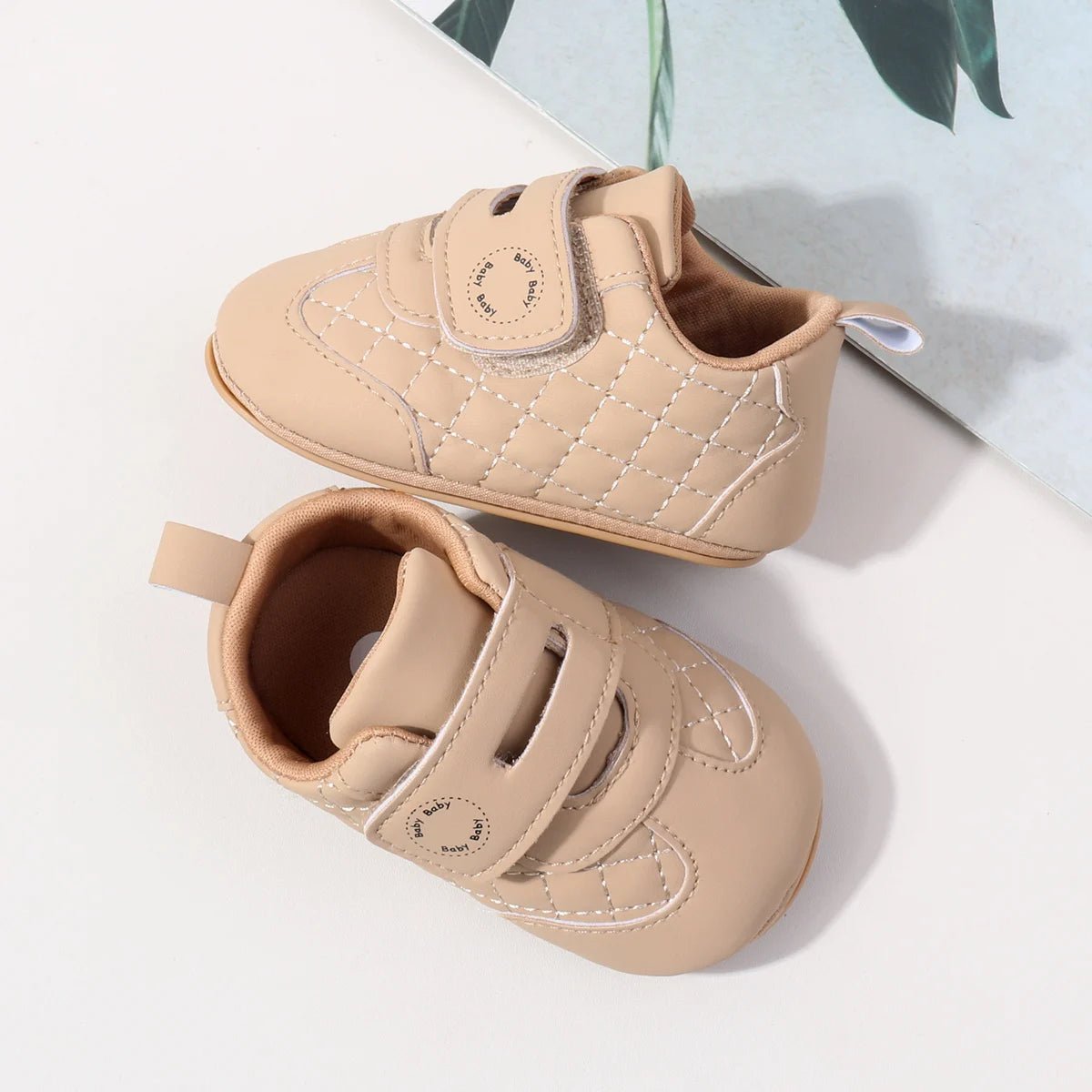 Spring And Autumn Baby Boys And Girls First Walking Toddler Shoes With PU Leather and TPR Sole - Kenner House Emporium